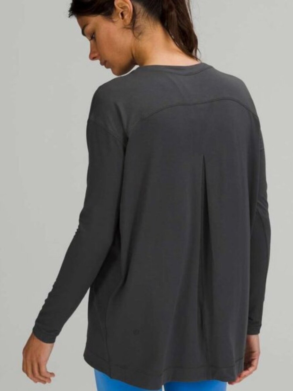 Lululemon Modal Pleated Back Long Sleeve Shirt